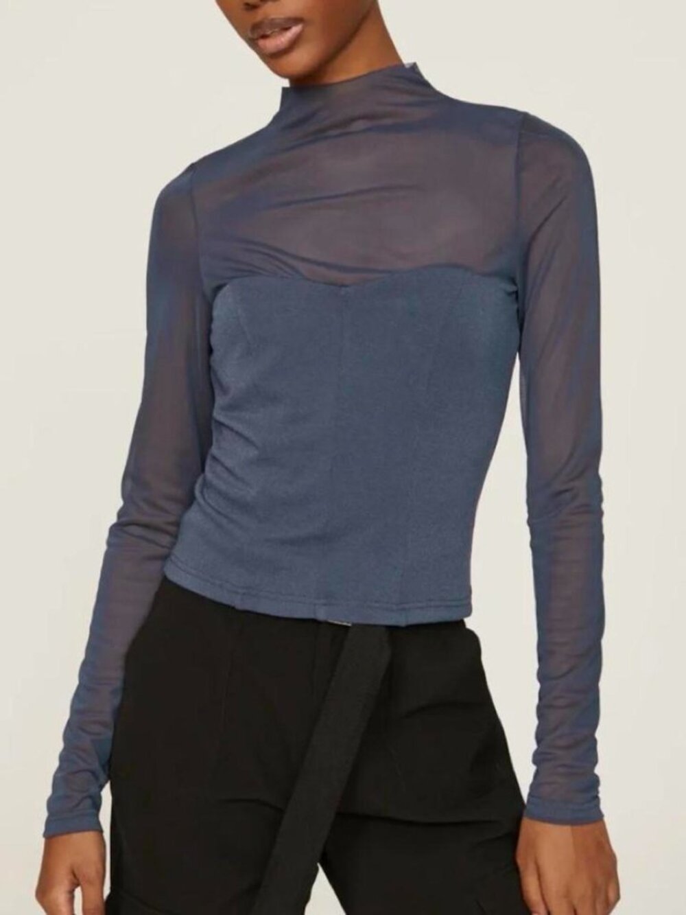 Women's Navy Blouse